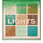 Makeup Revolution Ultimate Lights paletă cu farduri de ochi culoare Jewels 8,1 g, Makeup Revolution