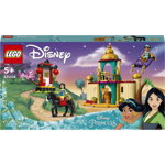 LEGO® Disney - Aventura lui Jasmine si Mulan 43208, 176 piese, Multicolor, LEGO
