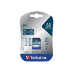 Card de memorie SDHC Pro U3 Verbatim, 32GB CL10 UHS-I, Verbatim