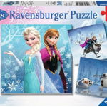 Puzzle Ravensburger - Disney Frozen, 3 in 1, 3x49 piese, Ravensburger