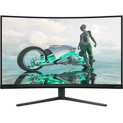 Monitor curbat Philips 31.5" 180Hz VA 1ms EVNIA QHD 0.5ms HDR10 FlickerFree HDMI DisplayPort negru