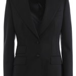 Dolce & Gabbana Stretch Wool Single Breasted Blazer In Black F296TTFUCCS0999 Culoarea Black BM8251387