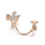 Talisman din argint Rose Gold Maple Charm, EdenBoutique