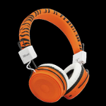 Casti cu microfon Trust Comi Bluetooth Wireless Kids Headphones Orange