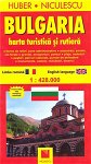 Bulgaria. Harta turistica si rutiera