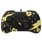 Controller Hori Horipad Mini Pokemon Pikachu Black & Gold NSW