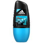 Deodorant roll-on antiperspirant adidas Ice Dive, Barbati, 50 ml