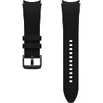 Bratara Hybrid Eco-Leather Band (Medium/Large) pentru SAMSUNG Galaxy Watch6 Classic, ET-SHR96LBEGEU, Black