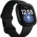 Smartwatch Fitbit Versa 3, Black