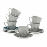 Set de Căni de Cafea Versa Nomma Porțelan (6 Piese) (5,8 x 6 x 5,8 cm), Versa