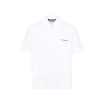 Palm Angels PALM ANGELS SARTORIAL TAPE BUTTON POLO White, Palm Angels