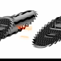 Incarcator auto Baseus Circular Plastic, USB A/ USB C , 30W 