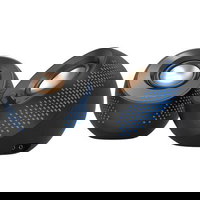 Creative Boxe pentru computer Creative Pebble X 2.0 USB-C cu iluminare RGB personalizabila, Bluetooth 5.3, audio USB, putere RMS de pana la 15 W pentru computer si masina, Creative