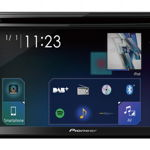 Multimedia player auto Pioneer AVH-Z3100DAB, 2DIN, CD/DVD, Bluetooth, Apple Carplay, Waze (via AppRadio Mode+), compatibil Android, DAB/DAB+ Digital Radio, ecran tactil de 6.2inch, 4x50W, USB, AUX
