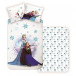 Lenjerie de pat Disney Frozen, 2 Piese, 140Ã 200 cm, 70x90, 100% Bumbac