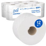 Hartie igienica Scott derulare centrala 2straturi 204m 833portii 12buc/bax, Kimberly Clark