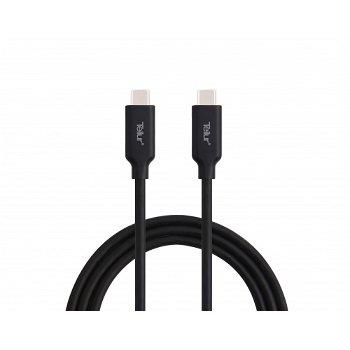 Cablu de date / adaptor Tellur USB-C Male la USB-C Male, 1 m, Black, amperaj maxim suportat 5A