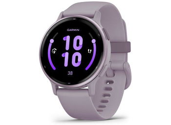 SmartWatch Garmin Vivoactive 5 GPS 42mm curea silicon Metallic Orchid/Orchid