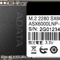 SSD ADATA XPG SX6000 L 512GB PCIe Gen3x4 M.2 2280 asx6000lnp-512gt-c
