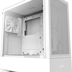 Carcasa NZXT H5 Flow Middle Tower E-ATX/ATX/mATX/mITX White