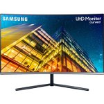 Monitor LED curbat VA Samsung, 31.5", 4K UHD, Display Port, Dark Blue Gray