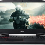 Notebook / Laptop Acer Gaming 15.6'' Aspire VX5-591G, FHD, Procesor Intel® Core™ i7-7700HQ (6M Cache, up to 3.80 GHz), 16GB DDR4, 1TB + 512GB SSD, GeForce GTX 1050 4GB, Linux, Black, Backlit
