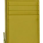 MM6 Maison Margiela Small Card Holder With Zipper YELLOW