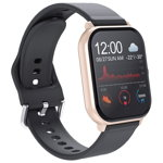 Ceas Smartwatch Techstar® T55, 1.3 Inch IPS, Monitorizare Cardiaca, Tensiune, Sedentarism, Bluetooth 5.0, (2 Curele, Alb + Roz) Alb/Roz, 