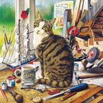 Puzzle Master Pieces - Cat-Ology - Nelson, 1.000 piese (Master-Pieces-71763), Master Pieces
