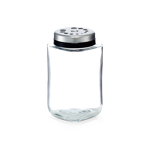 Borcan Zeller de sticla pentru condimente, 5.5 x 5.6 x 10.5 cm, Transparent