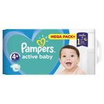Scutece Pampers Active Baby 4+ Value Pack 9-16Kg (45)