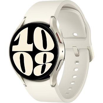 Smartwatch Samsung Watch 6 SM-R935 4G LTE, ecran AMOLED 1.31", 2GB RAM, 16GB Flash, Bluetooth 5.3, Carcasa Aluminiu, 40mm, Waterproof 5ATM Bej