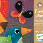 Puzzle gigant Djeco Parada animalelor, 2-3 ani +, Djeco