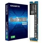 Gigabyte SSD 2500E Gen3 2TB, M.2, Viteza citire: 2400 MB/s, Scriere: 2000Mb/s, Dimensiuni: 22 x 2.3 x 80 mm, Gigabyte