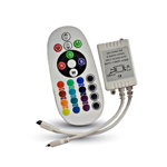 Infrared Controller with Remote Control 24 Buttons Round, Schrack