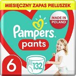 Pampers Pants Pantaloni 6, 14-19 kg, 132 buc., Pampers
