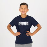Tricou Educație fizică Puma Bleumarin Copii, PUMA