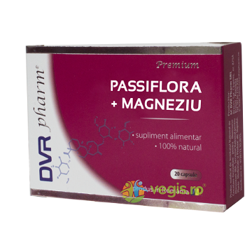Passiflora + Magneziu 20cps, DVR PHARM