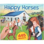 Carte cu 445 stickere Create Your Happy Horses Depesche PT11584