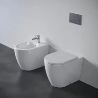 Bideu pe pardoseala Ideal Standard Ellisse alb lucios, Ideal Standard