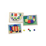 Mozaic din lemn cu culori Melissa and Doug