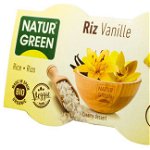 Desert de orez cu vanilie, eco-bio, 2x125g - - Natur Green, Natur Green