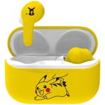 Casti True Wireless OTL Pokemon Pikachu, Microfon, Bluetooth 5.0 (Galben), OTL