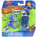 Set mini placa skateboard cu pantofi, Hot Wheels, Ramen Raptor, HVJ92, Hot Wheels