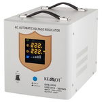 Stabilizator de tensiune cu servomotor Kemot URZ3415, 3000 VA, LCD display