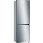 BOSCH Combina frigorifica Bosch KGE36ALCA, 308 l, Low Frost, VitaFresh, Clasa C, H 186 cm, Argintiu, BOSCH
