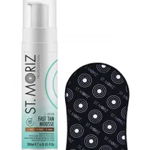 Set pentru Autobronzare Profesionala ST MORIZ cu Spuma Fast Tan 1 Hour | 2 Hrs | 3 Hrs si Manusa, St. Moriz