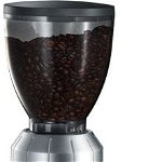 Rasnita automata pentru cafea Graef, CM800, cantitate ajustabila, 40 de grade de macinare a cafelei, capacitate de pana la 12 portii, motor cu functionare lenta pentru pastrarea aromelor, argintiu, Graef