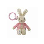 Flopsy Rabbit | Jucarie atasabila din plus cu vibratii, 22 cm, Rainbow Designs