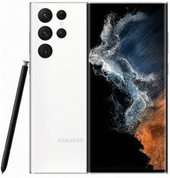 Telefon Mobil Samsung Galaxy S22 Ultra Dual SIM 256GB 12GB 5G Phantom White